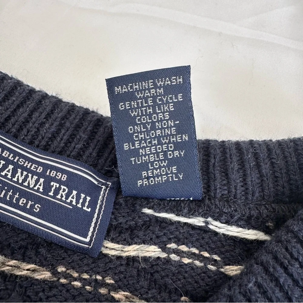 Vintage 90s Susquehanna Trail Outfitters Sweater Made In The‎ USA Mens XL